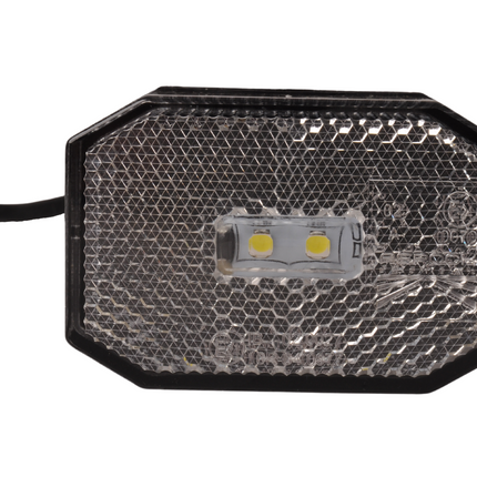 Aspock Aspöck Flexipoint LED Begrenzungsleuchte weiß - 50 cm Flachkabel - DC-Kabel