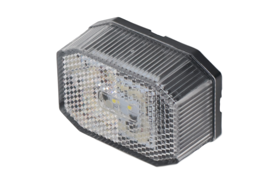 Aspock Aspöck Flexipoint LED Begrenzungsleuchte weiß - 50 cm Flachkabel - DC-Kabel