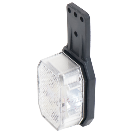 Aspock Aspöck Flexipoint LED links- Begrenzungsleuchte rot/weiß auf kleinem Gummihalter mit 0,5m Kabel