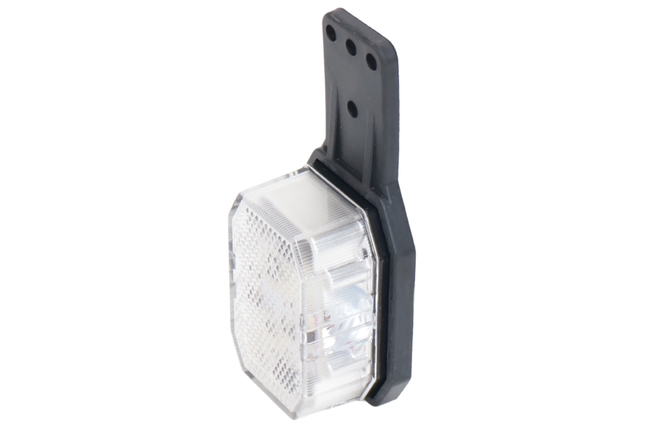 Aspock Aspöck Flexipoint LED links- Begrenzungsleuchte rot/weiß auf kleinem Gummihalter mit 0,5m Kabel