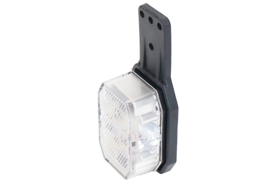 Aspock Aspöck Flexipoint LED links- Begrenzungsleuchte rot/weiß auf kleinem Gummihalter mit 0,5m Kabel