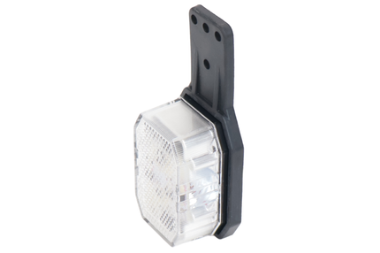 Aspock Aspöck Flexipoint LED links- Begrenzungsleuchte rot/weiß auf kleinem Gummihalter mit 0,5m Kabel
