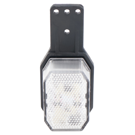Aspock Aspöck Flexipoint LED links- Begrenzungsleuchte rot/weiß auf kleinem Gummihalter mit 0,5m Kabel