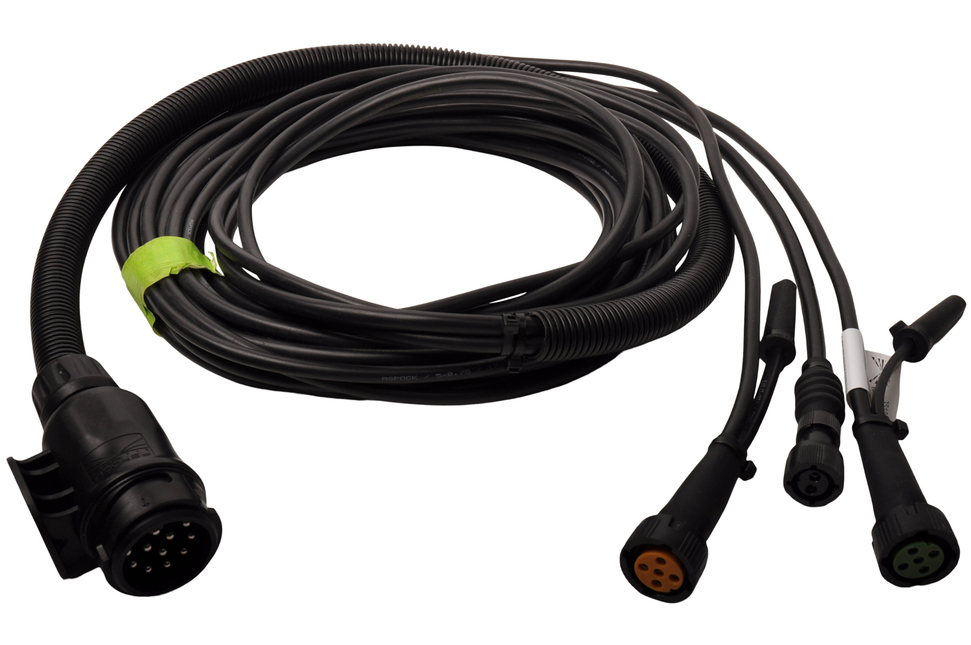 Aspock Aspock Hauptkabel - 6 Meter - 13-polig - mit 5-poligen Steckern - inklusive Abzweigungen 4 Meter 2P & Ladekabel