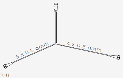 Aspock Aspöck Kabelsatz - 4 Meter - 7-polig - 2x 5-poliger Stecker