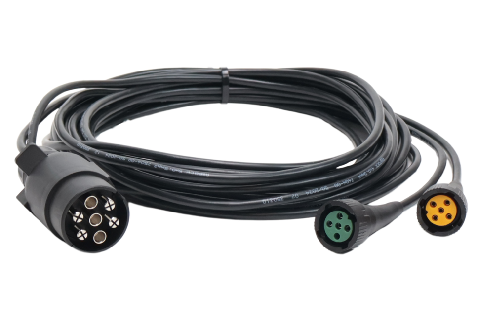 Aspock Aspöck Kabelsatz - 5 Meter - 7-polig - 2x 5-poliger Stecker