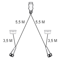 Aspock Aspöck Kabelsatz - 5,5 Meter - 13-polig - 2x 5-poliger Stecker - inklusive Begrenzungsleuchten
