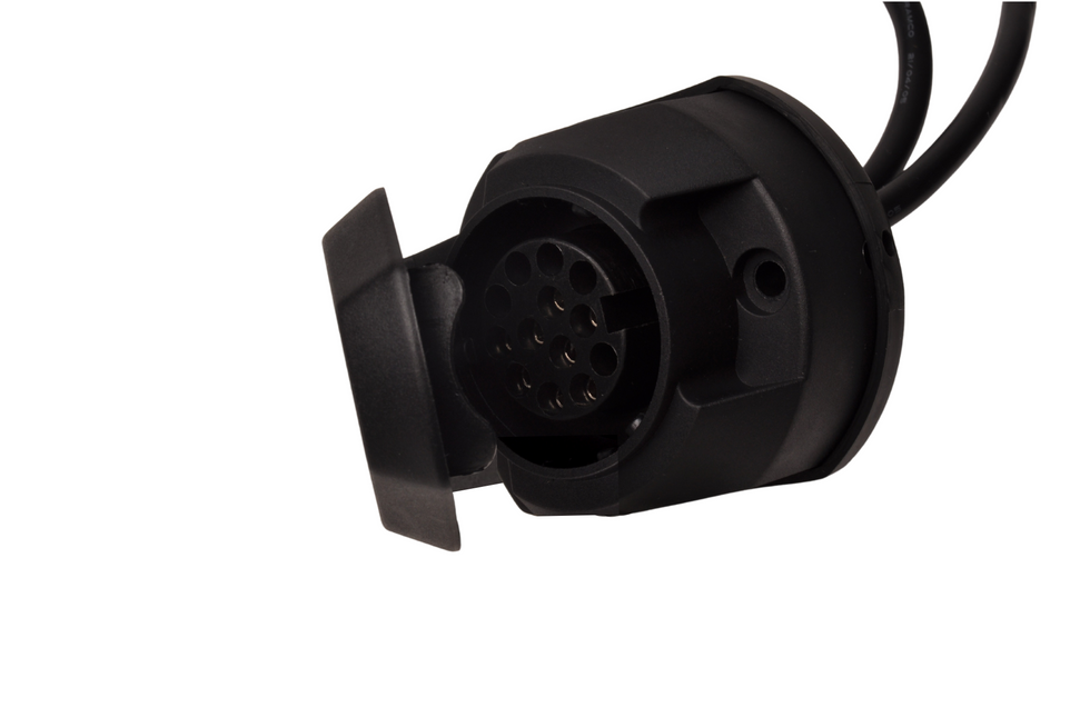 Aspock Aspöck Kabelsatz - 6 Meter lang - 13-polige Buchse - Anhängerkabel mit 2x 5-poligem Stecker - inklusive Abzweigungen 4,2 Meter