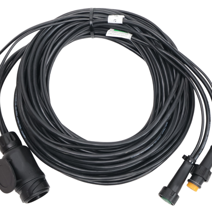 Aspock Aspöck Kabelsatz - 7 Meter - 13-polig - 2x 5-poliger Stecker - inklusive 4,7 Meter Abzweigungen
