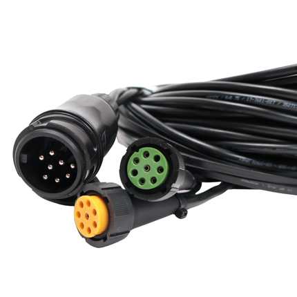 Aspock Aspöck Kabelsatz - 8 Meter - 13-polig - 2x 8-poliger Stecker - inklusive Abzweigungen