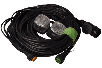 Aspock Aspöck Kabelsatz - 8,4 Meter - 13-polig - 2x 8-poliger Stecker - Plug & Play - inklusive Begrenzungsleuchten