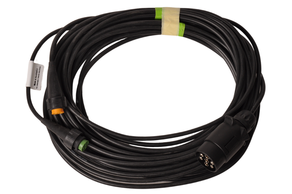 Aspock Aspöck Kabelsatz - Anhängerkabel 7 Meter lang - 7-polig - mit 2x 5-poligem Stecker