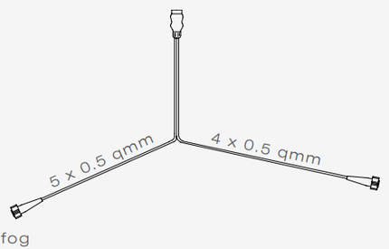 Aspock Aspöck Kabelsatz - Anhängerkabel 7 Meter lang - 7-polig - mit 2x 5-poligem Stecker