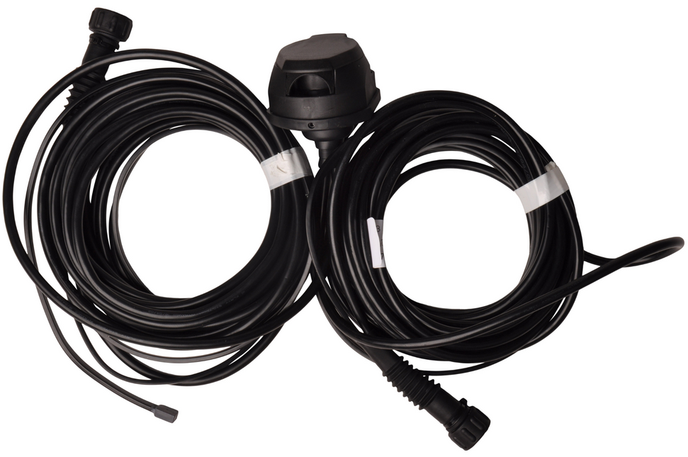 Aspock Aspöck Kabelsatz mit Steckdose - 600 cm - 7-polig - 2x 5-polig - Abzweigungen 310 cm - Anhängerkabel - Typ Aspöck