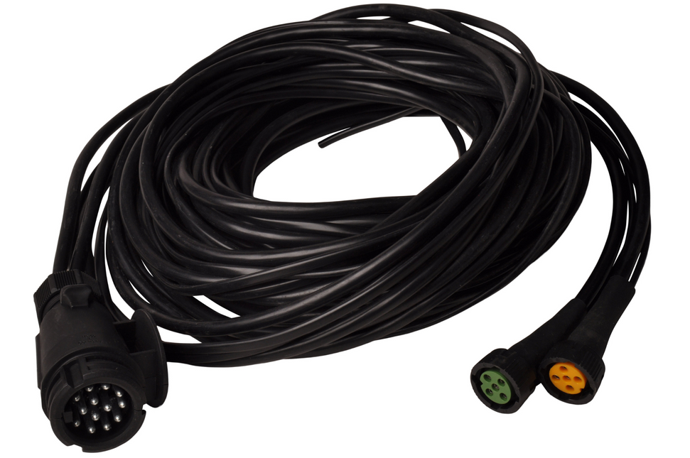 Aspock Aspock Kabelsätze - 9 Meter lang - 13-polig - Anhängerkabel mit 5-poligen Steckern - inklusive Abzweigungen
