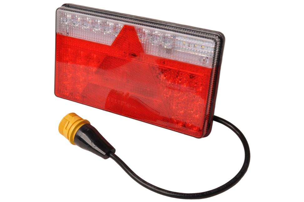 Aspock Aspöck MultiLED 2 links 240x140x35 mm - vollständig LED - 7-poliger ASS2-Stecker - wasserdicht