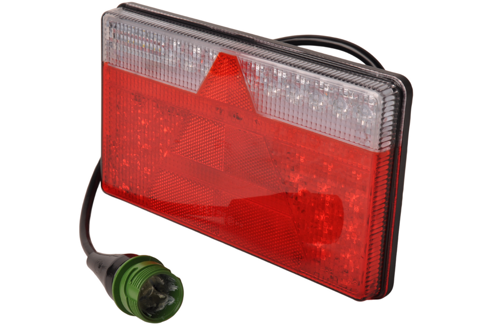 Aspock Aspöck MultiLED 2 rechts 240x140x35 mm - vollständig LED - 7-poliger ASS2-Stecker - wasserdicht