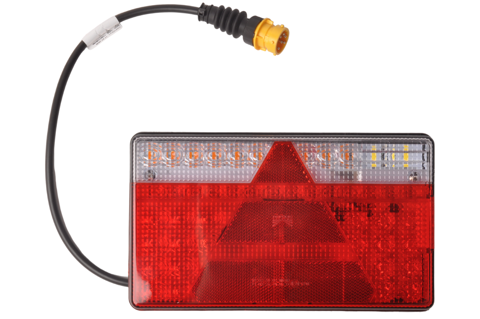 Aspock Aspock MultiLED 2 Rückleuchte  links 240x140x54 mm - Voll-LED - 8-poliger Stecker mit 50 cm Kabel