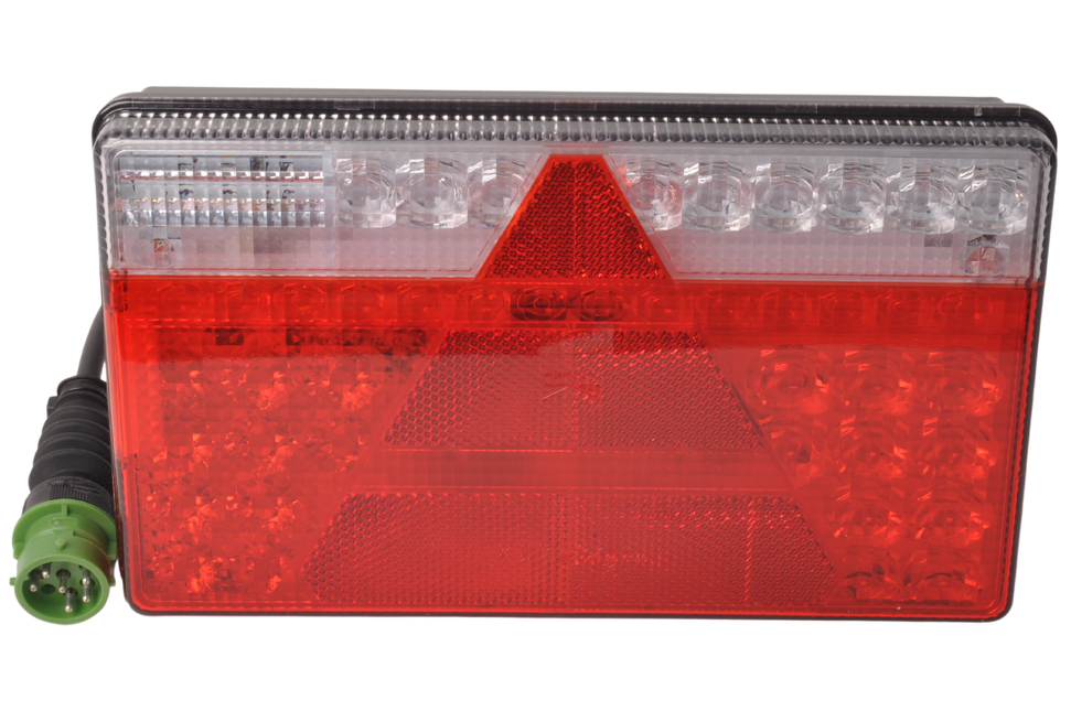 Aspock Aspock MultiLED 2 Rückleuchte  rechts 240x140x54 mm - Voll-LED - 8-poliger Stecker mit 50 cm Kabel