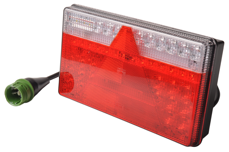 Aspock Aspock MultiLED 2 Rückleuchte  rechts 240x140x54 mm - Voll-LED - 7-poliger ASS2 Stecker - wasserdicht
