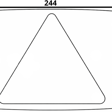 Aspock Aspöck Multipoint 3 einzelnes Glas - universal - linke/rechte Seite