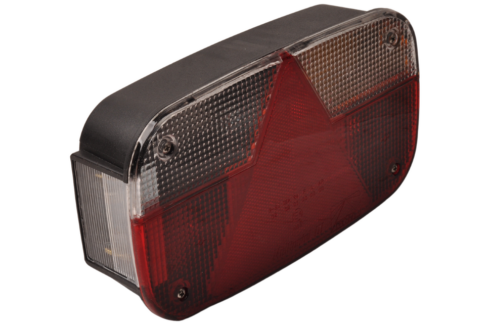 Aspock Aspöck Multipoint 3 Rückleuchte rechts 8-polig - 244x138x60 mm - mit Aspöck-Stecker