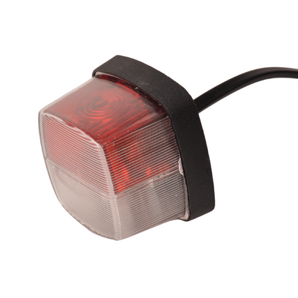 Aspock Aspock squarepoint Begrenzungsleuchte rot/weiß - 2 Meter DC-Kabel 2x0,75 mm²
