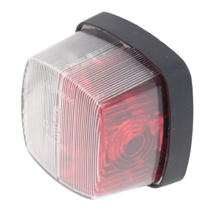 Aspock Aspock squarepoint Begrenzungsleuchte rot/weiß - 2 Meter DC-Kabel 2x0,75 mm²