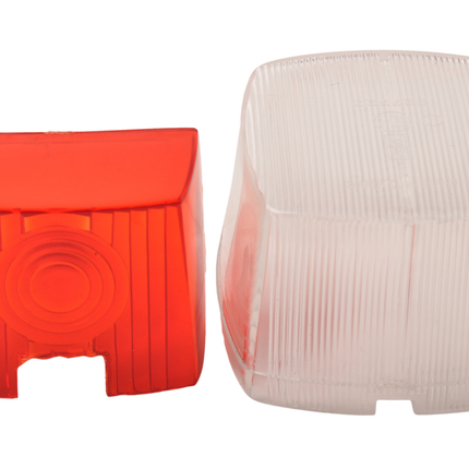 Aspock Aspöck Squarepoint - rot/weiß - separates Glas/einzelnes Glas