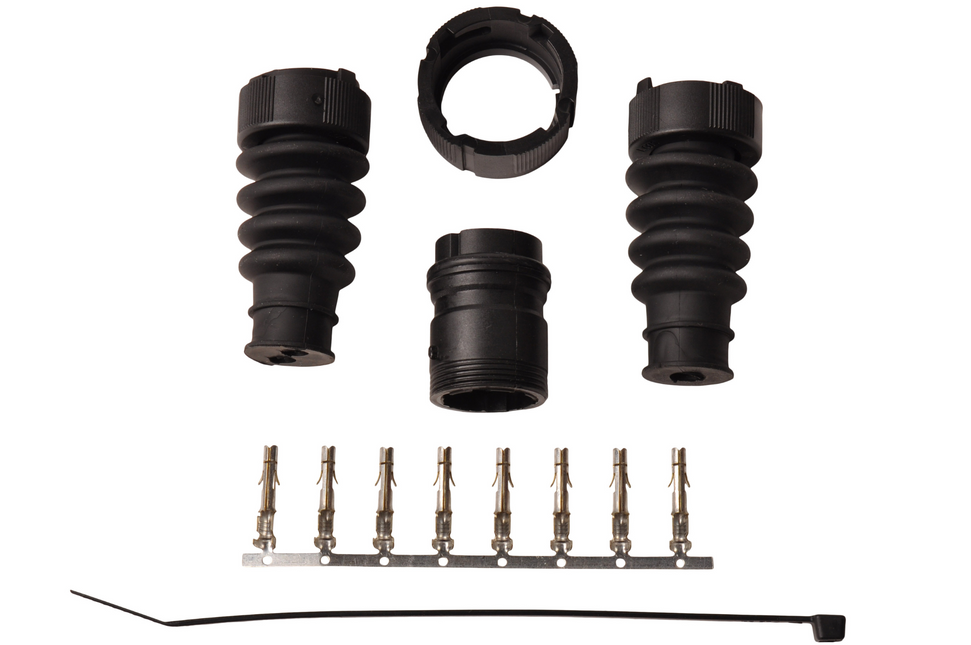 Aspock Aspöck Stecker links - 8 Stifte/Ader - gelb