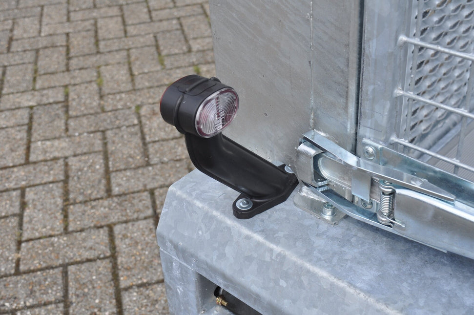 Aspock Aspöck Superpoint 2 Begrenzungsleuchte - links - weiß/orange/rot - 1 Meter Flachkabel