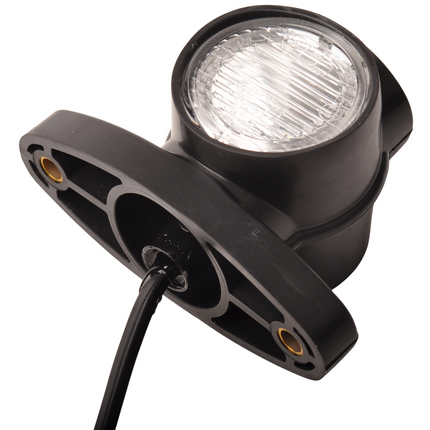 Aspock Aspock Superpoint 3 LED Begrenzungsleuchte - links/rechts - weiß/orange/rot - 1 Meter Flachkabel