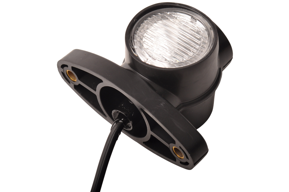 Aspock Aspock Superpoint 3 LED Begrenzungsleuchte - links/rechts - weiß/orange/rot - 1 Meter Flachkabel