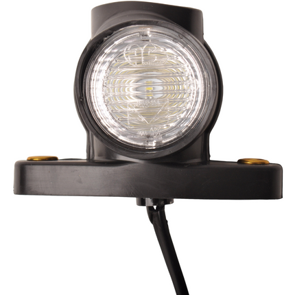 Aspock Aspock Superpoint 3 LED Begrenzungsleuchte - links/rechts - weiß/orange/rot - 1 Meter Flachkabel
