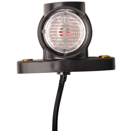Aspock Aspock Superpoint 3 LED Begrenzungsleuchte - links/rechts - weiß/orange/rot - 1 Meter Flachkabel