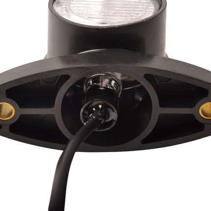 Aspock Aspock Superpoint 3 LED Begrenzungsleuchte - links/rechts - weiß/orange/rot - 1 Meter Flachkabel