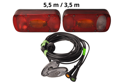 Aspock Beleuchtungsset - Aspock Midipoint 2 - 13-polig - inkl. Markierungsbeleuchtung