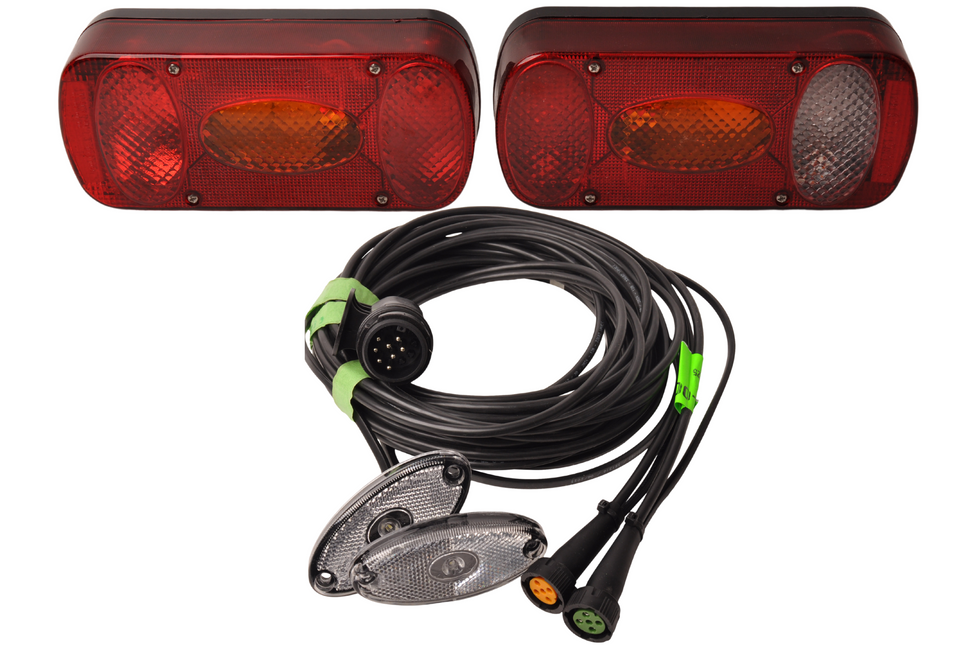 Aspock Beleuchtungsset - Aspock Midipoint 2 - 13-polig - inkl. Markierungsbeleuchtung