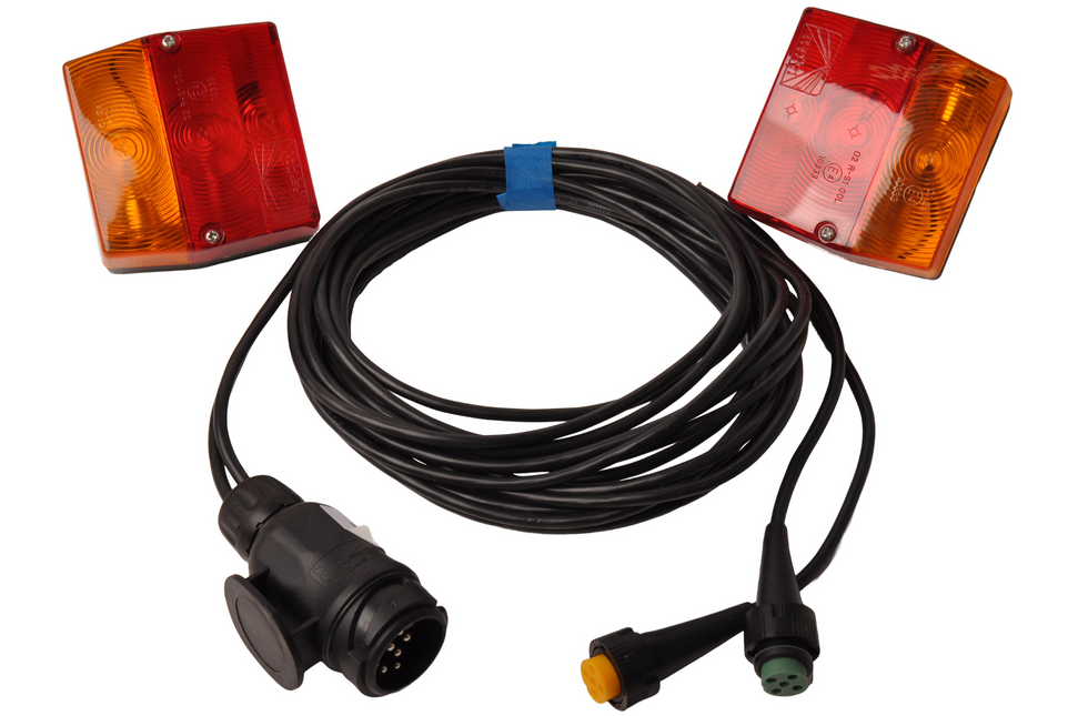 Aspock Beleuchtungsset - Aspöck Minipoint - 4,5 m Hauptkabel - 13-polig - Plug & Play