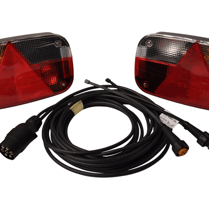 Aspock Beleuchtungsset - Aspock Multipoint 3 - 5 Meter Hauptkabel - 7-polig - Plug & Play - inklusive Abzweigungen