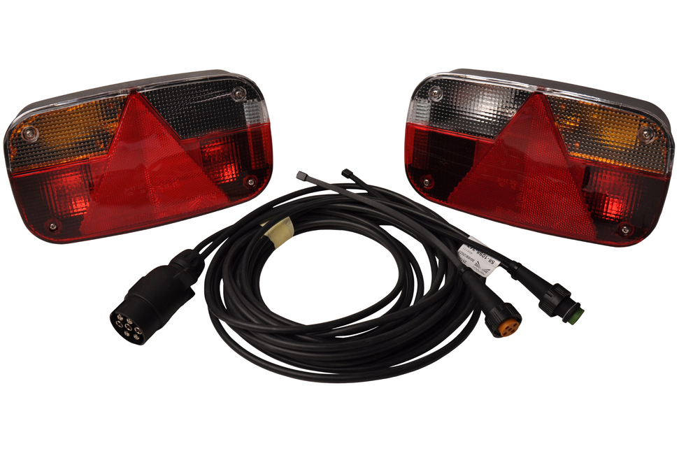 Aspock Beleuchtungsset - Aspock Multipoint 3 - 5 Meter Hauptkabel - 7-polig - Plug & Play - inklusive Abzweigungen