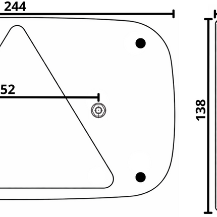 Aspock Beleuchtungsset - Aspock Multipoint 3 - 5 Meter Hauptkabel - 7-polig - Plug & Play