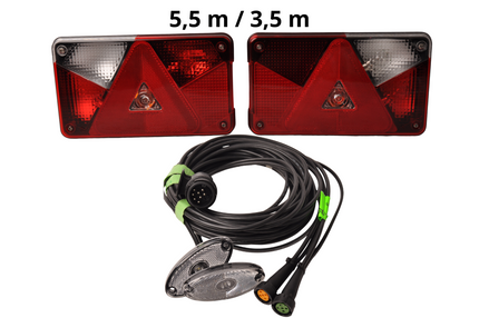 Aspock Beleuchtungsset - Aspock Multipoint 5 - 13-polig - inklusive Begrenzungsleuchten