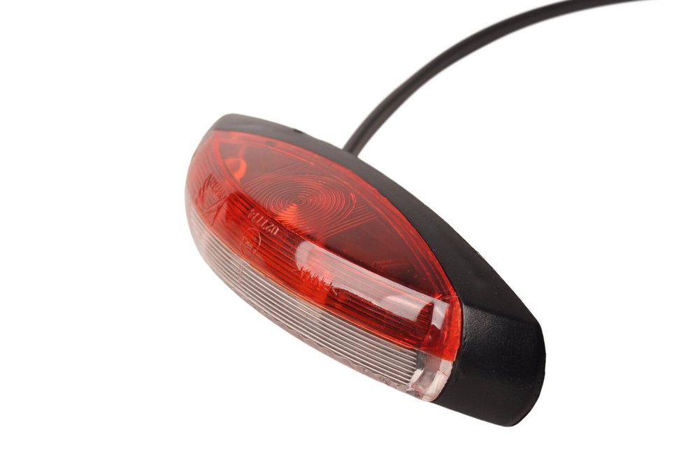 Aspock Flexipoint 2 Begrenzungsleuchte rot/weiß - 250 cm Kabel