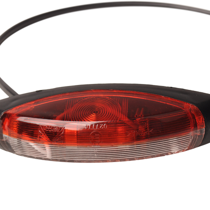 Aspock Flexipoint 2 Begrenzungsleuchte rot/weiß - 250 cm Kabel