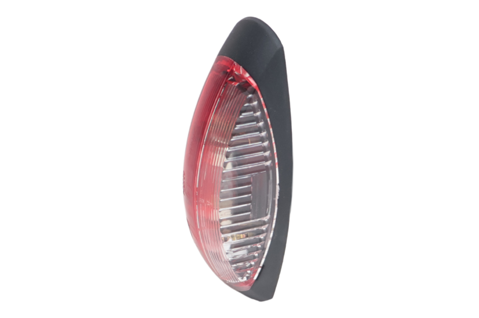 Aspock Flexipoint 2 Begrenzungsleuchte rot/weiß - 250 cm Kabel