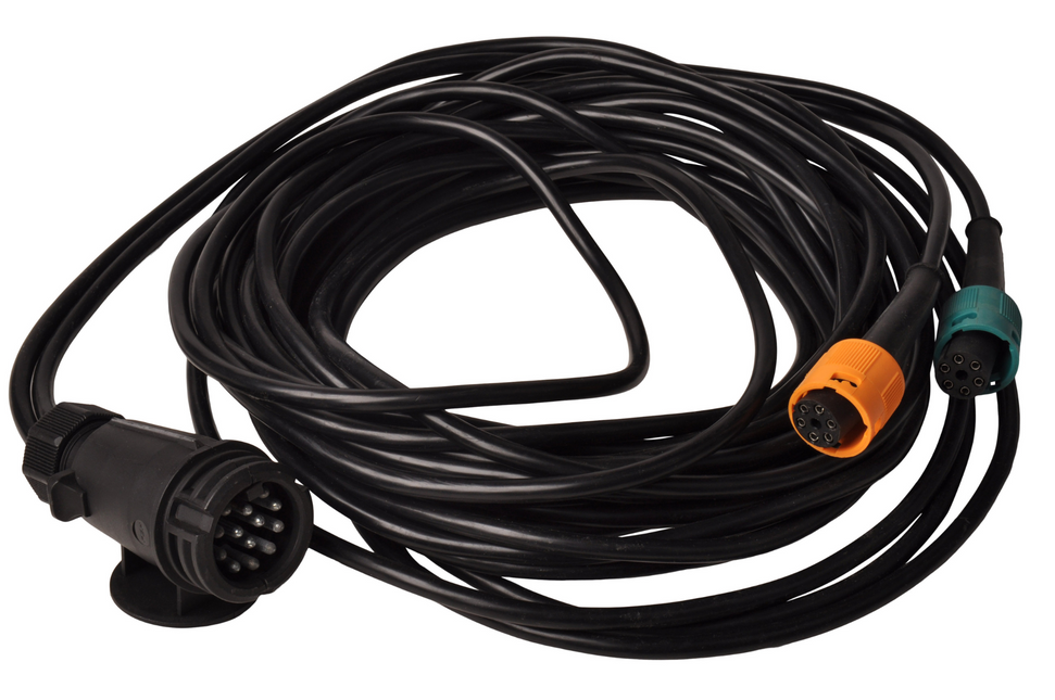 Aspock Hauptkabel - 7 Meter lang - 3,5 Meter Abzweigungen - 13-polig - Stecker für LED-Set