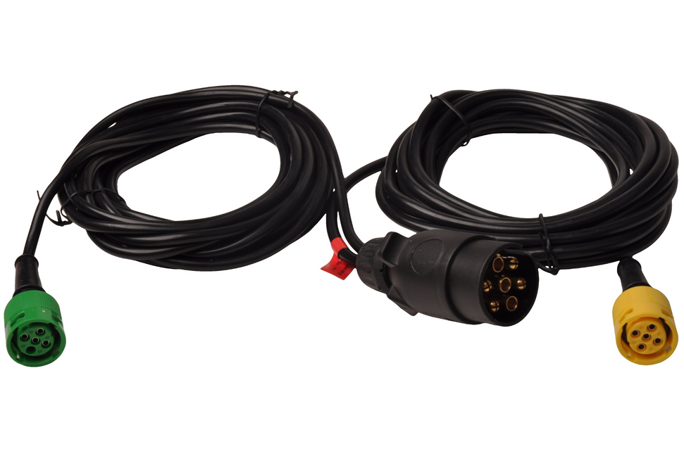 Aspock Hauptkabel Typ Aspöck - 5 Meter lang - 7-polig - mit 2x 5-poligem Stecker