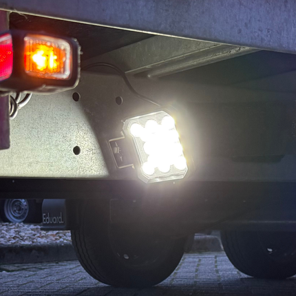 Aspock LED-Arbeitsscheinwerfer Set - 8-poliger Aspöck-Bajonettanschluss - 2500 Lumen - Plug & Play