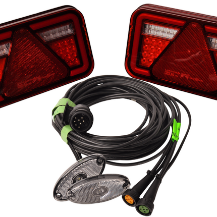 Aspock LED Beleuchtungsset  - Aspock Multiled 4 - 13-polig - Plug & Play - Inklusive Positionsleuchten